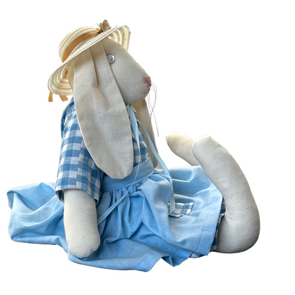 Vintage Handmade Bunny Rabbit Doll 19" - Picture 4 of 6